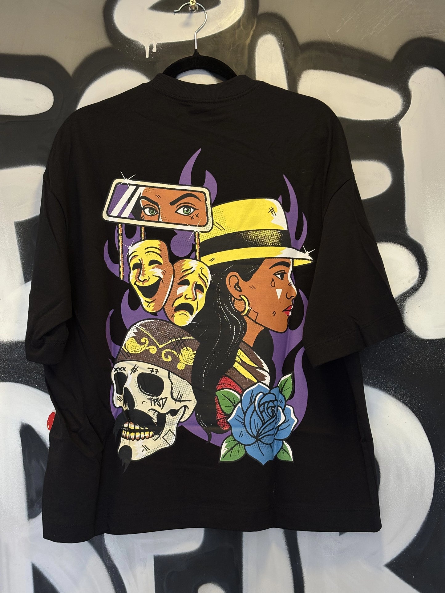 Camisa Trip Fantasy - Preta