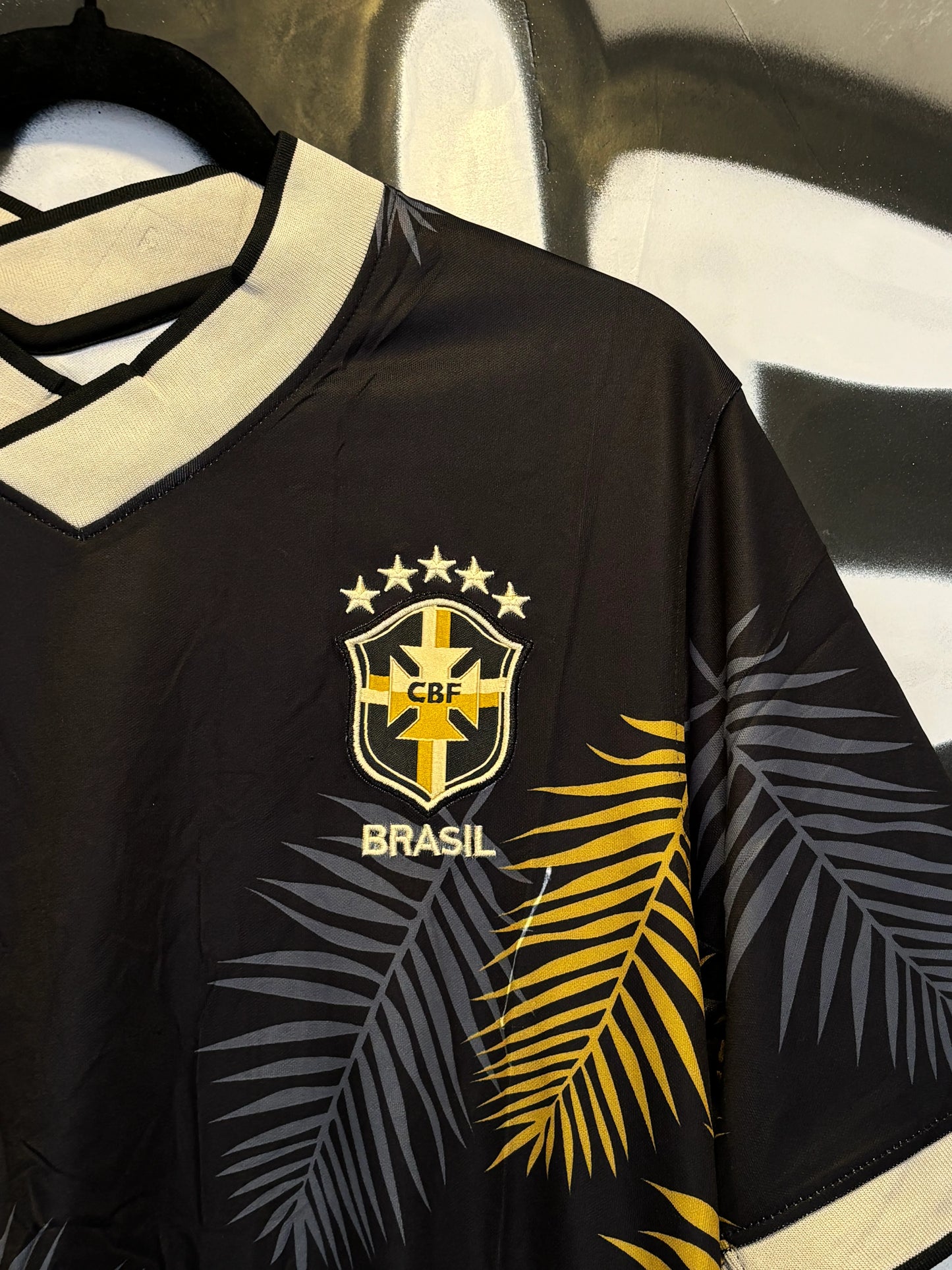 Camisa Brasil Edição Especial - Preta Masculina 🇧🇷