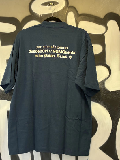 Camisa CHRONIC Por Mim São Poucos - Azul Marinho