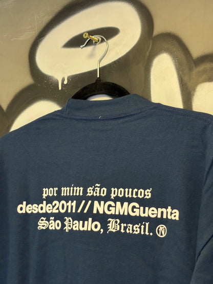 Camisa CHRONIC Por Mim São Poucos - Azul Marinho