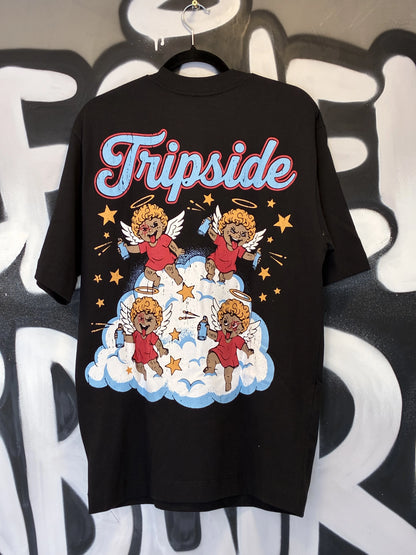 Camisa Trip Side Anjos - Preta