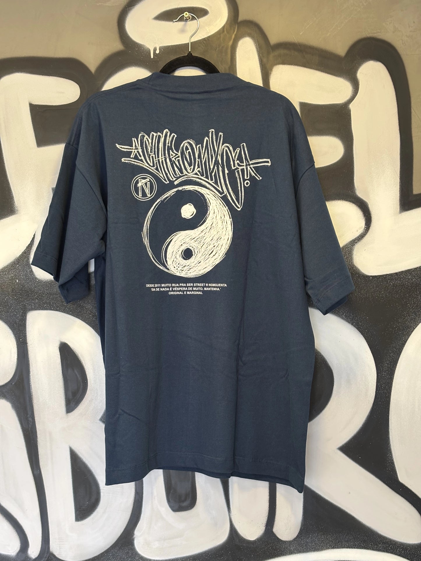 Camisa CHRONIC Yin Yang - Azul Marinho