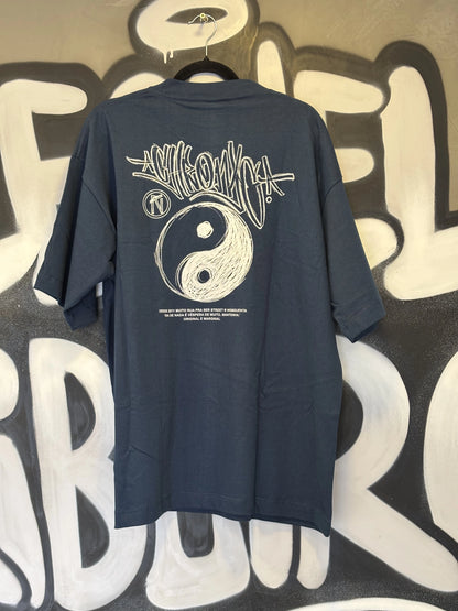 Camisa CHRONIC Yin Yang - Azul Marinho