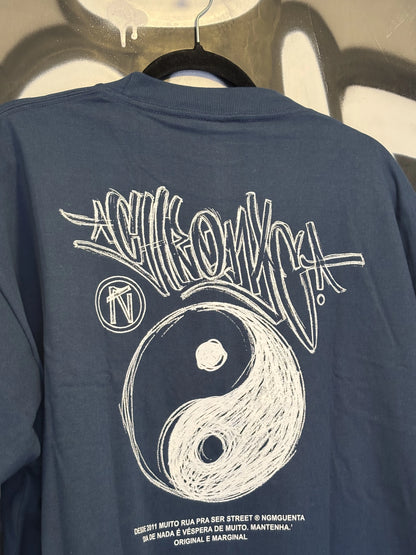 Camisa CHRONIC Yin Yang - Azul Marinho