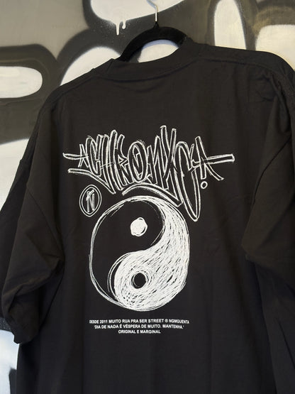 Camisa CHRONIC Yin Yang - Preta