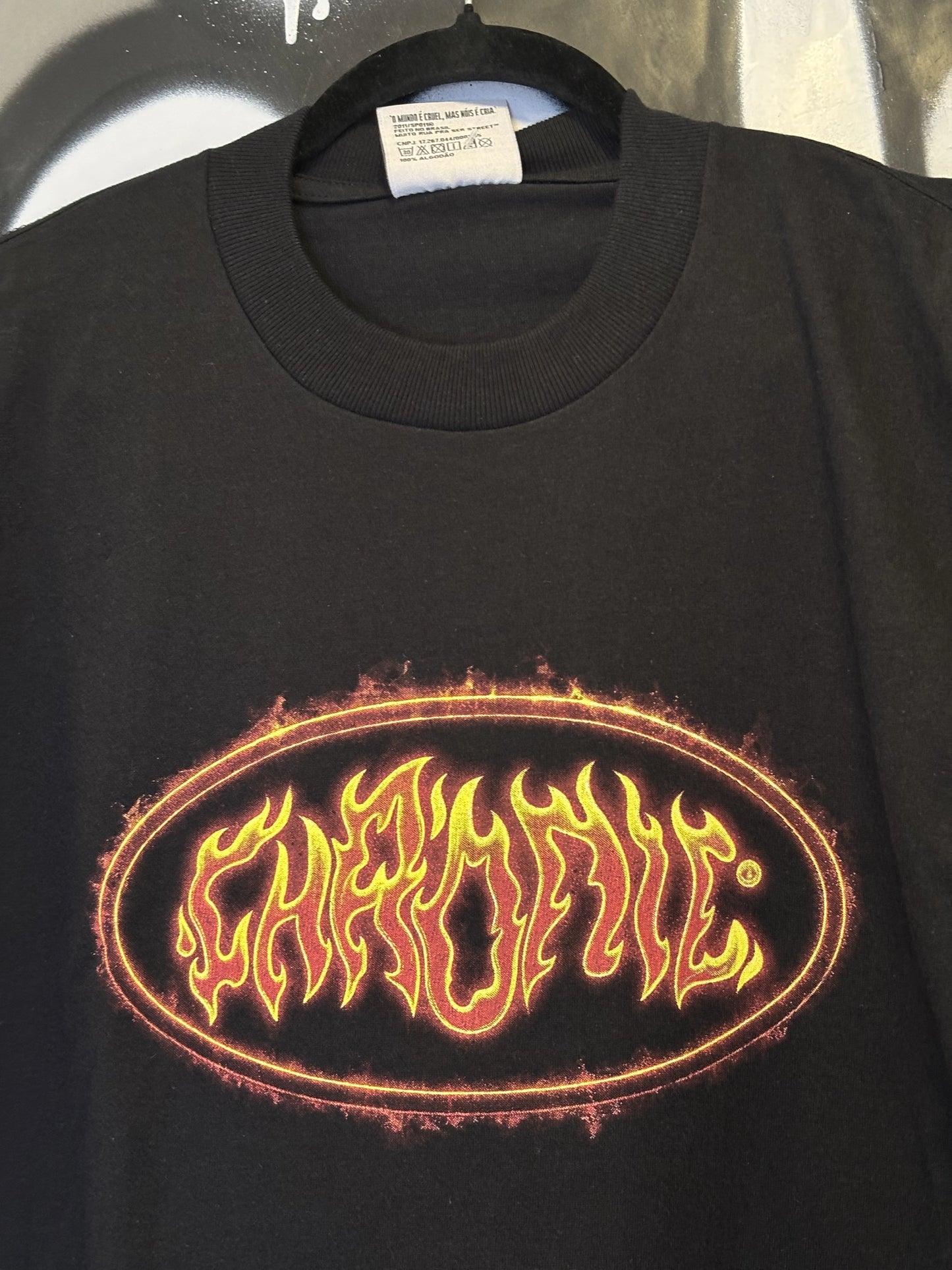 Camisa CHRONIC Big Fire - Preta