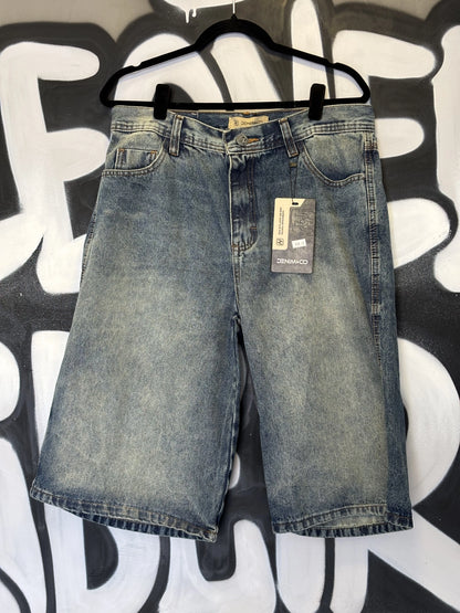 Bermuda Baggy Denim & Co. Ciano