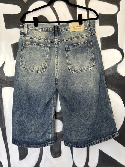 Bermuda Baggy Denim & Co. Ciano