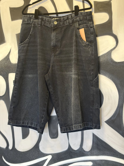 Bermuda Baggy Denim & Co. Preta Estonada
