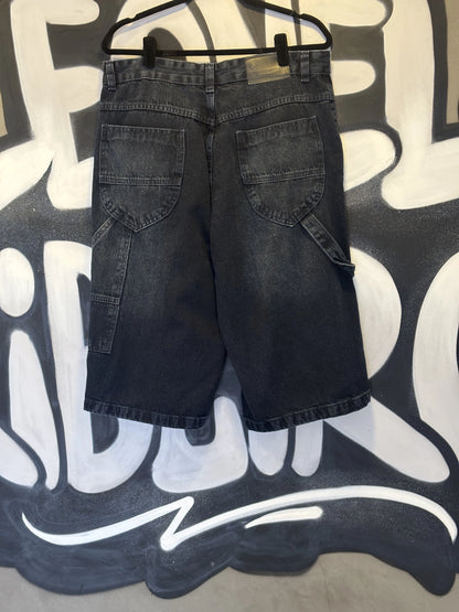 Bermuda Baggy Denim & Co. Preta Estonada