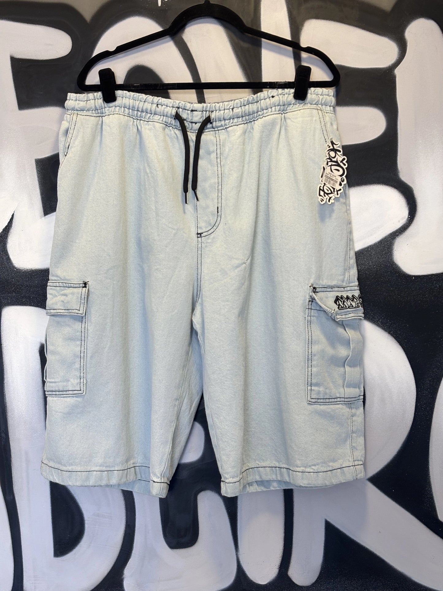 Jorts Trip Side Cargo Jeans Claro