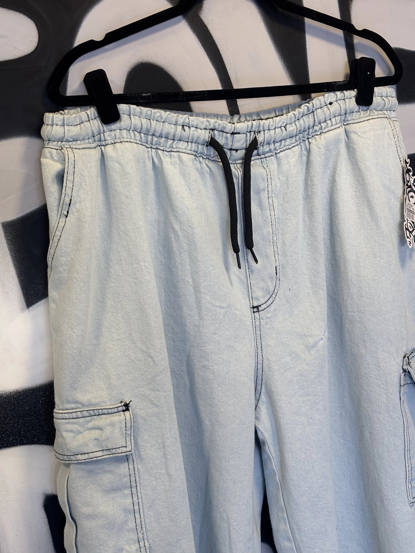 Jorts Trip Side Cargo Jeans Claro
