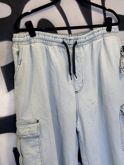 Jorts Trip Side Cargo Jeans Claro
