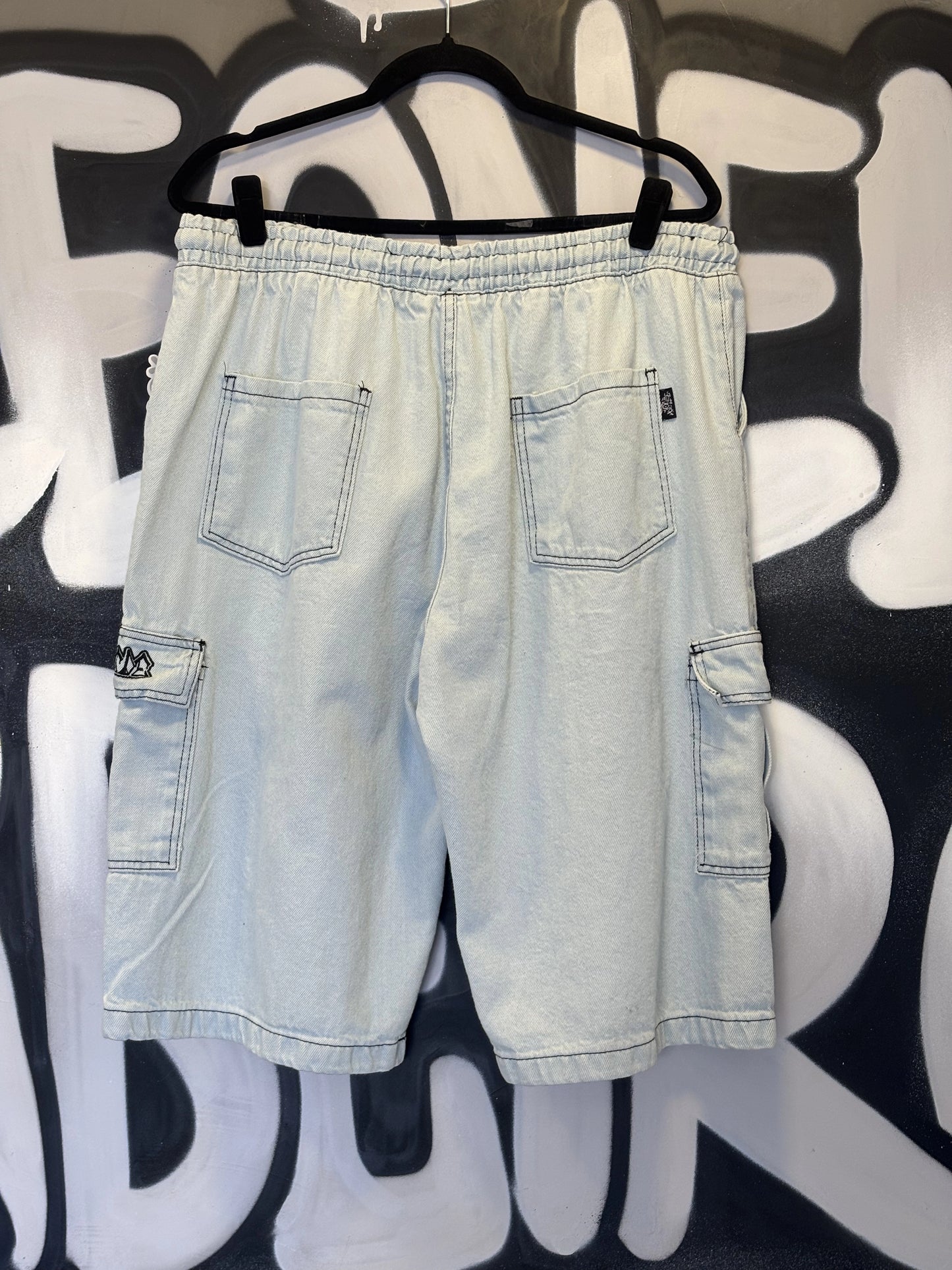 Jorts Trip Side Cargo Jeans Claro