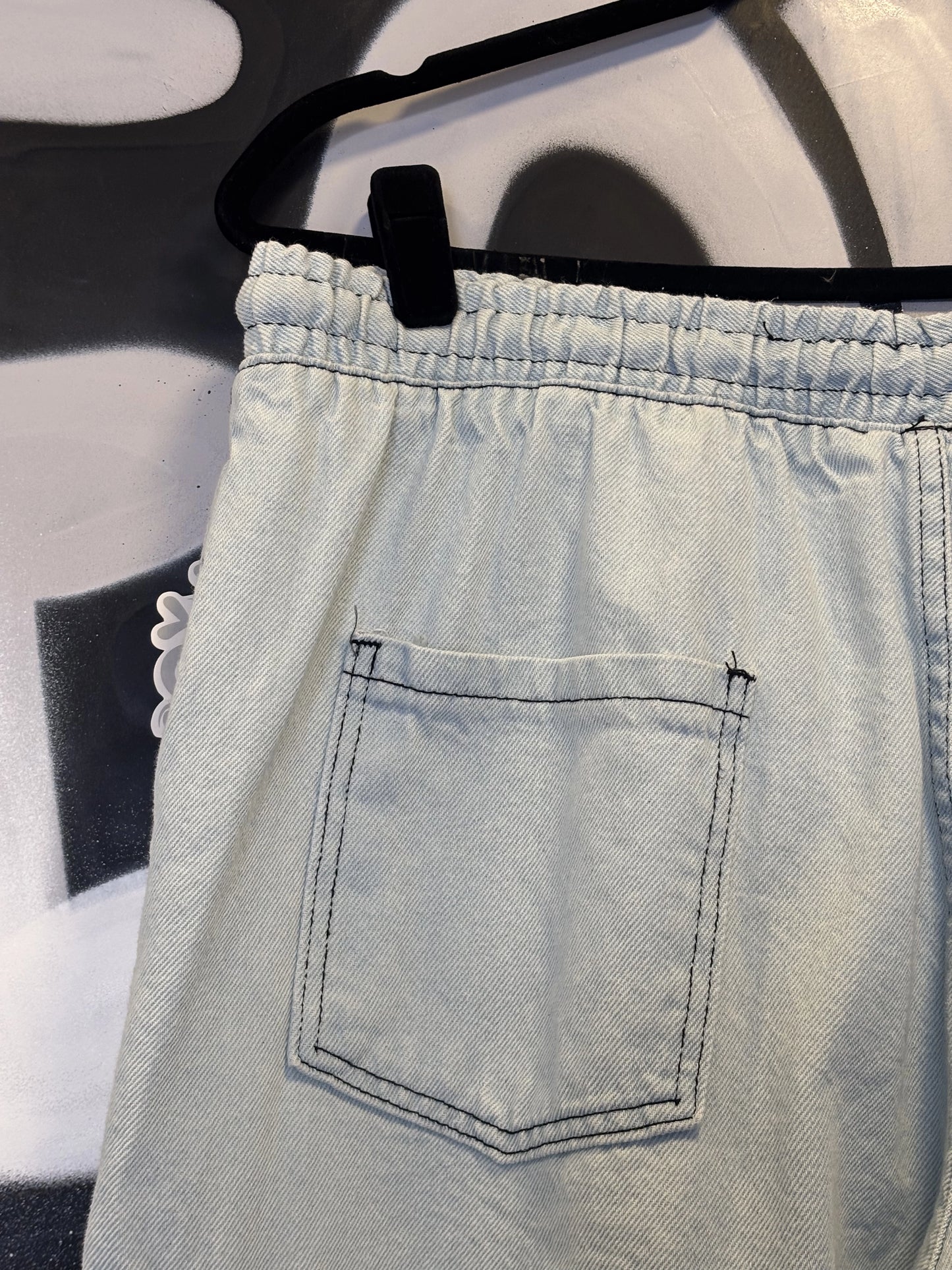 Jorts Trip Side Cargo Jeans Claro
