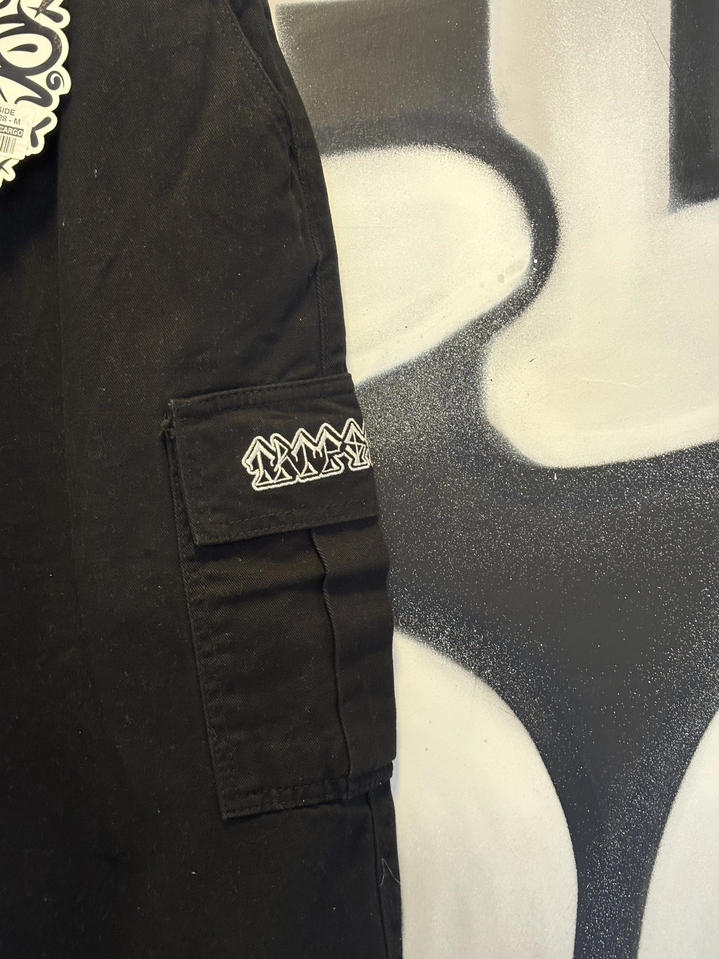 Jorts Cargo Trip Side Black