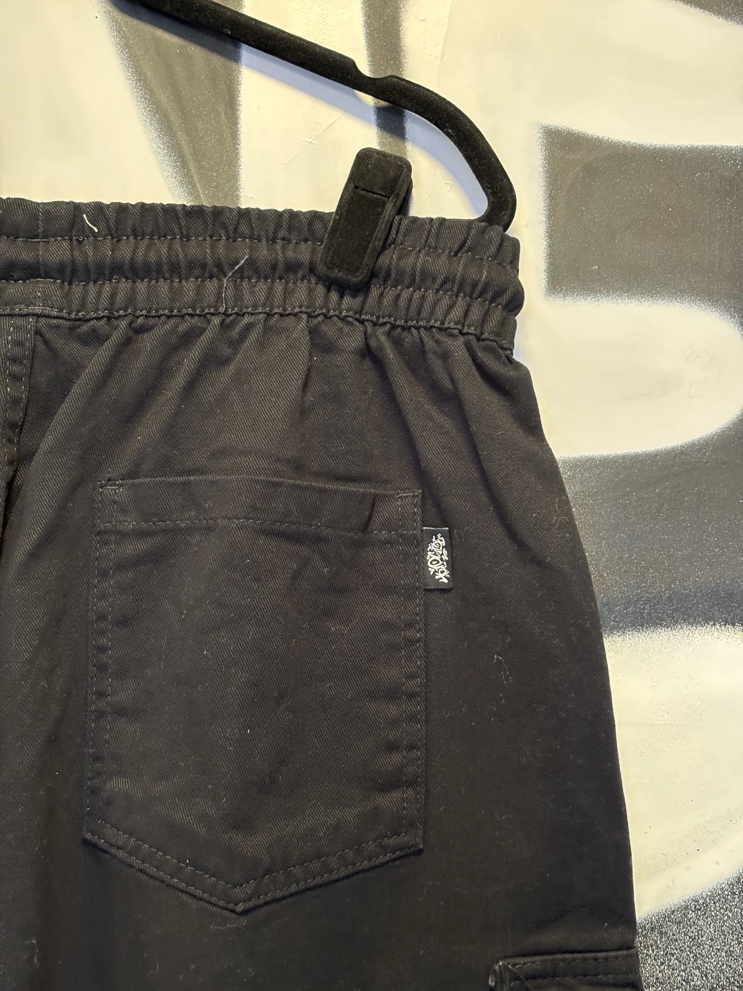 Jorts Cargo Trip Side Black