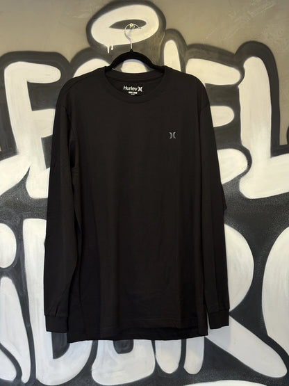 Camisa Manga Longa Hurley Basic - Preta