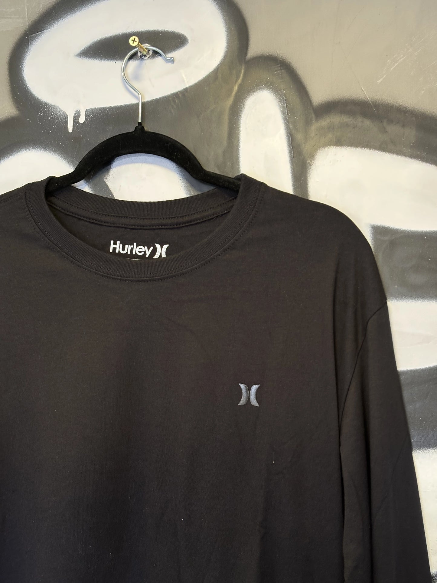 Camisa Manga Longa Hurley Basic - Preta
