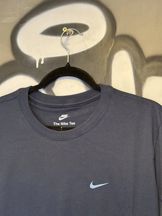 Camisa Manga Longa Nike Basic - Azul Marinho