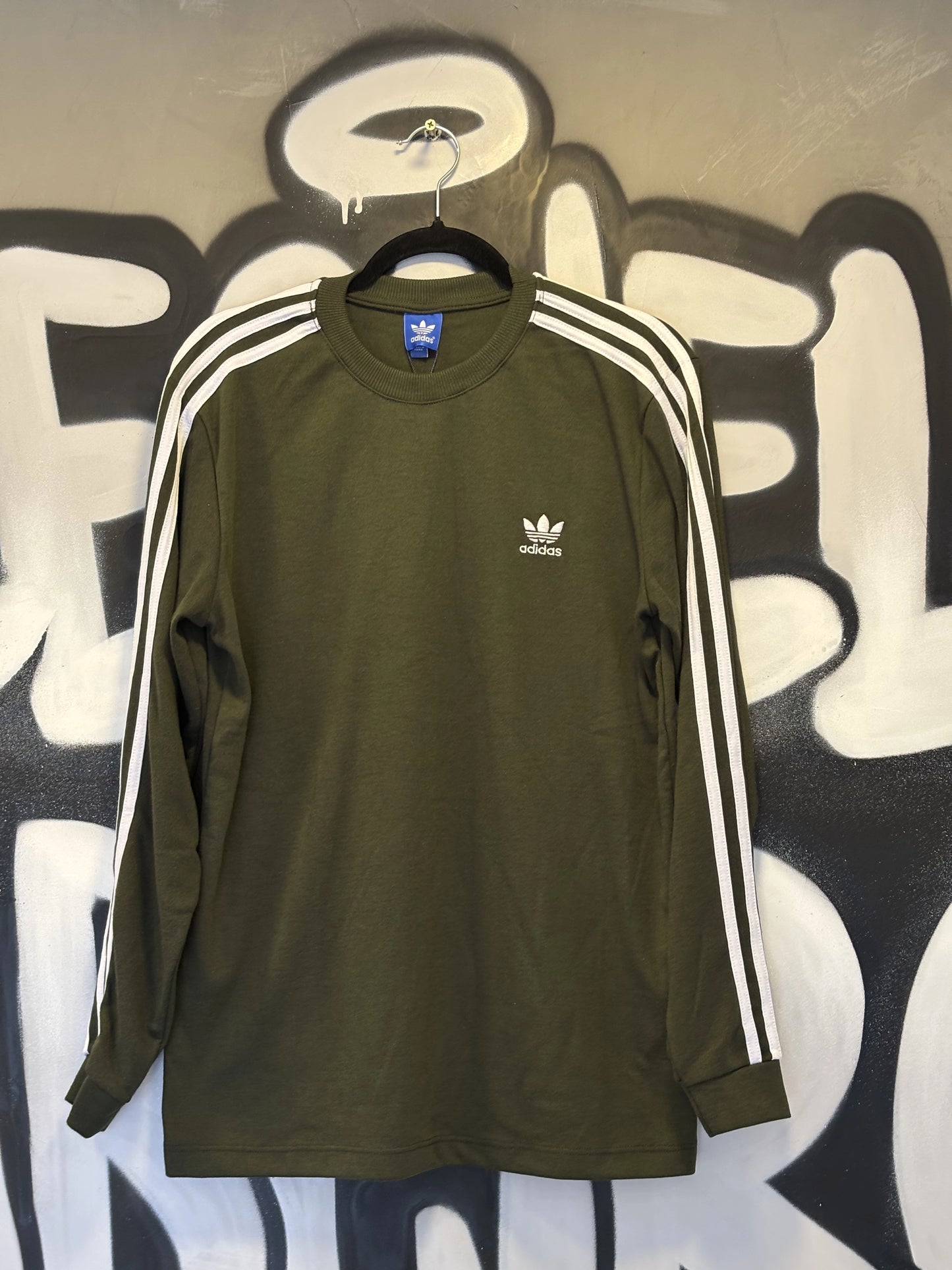 Camisa Manga Longa Adidas Originals - Verde Militar
